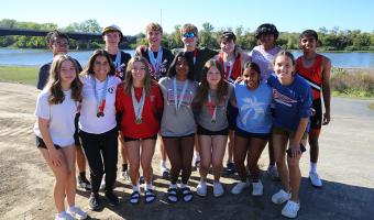 YMCA Quad Cities Rowing Group Photo